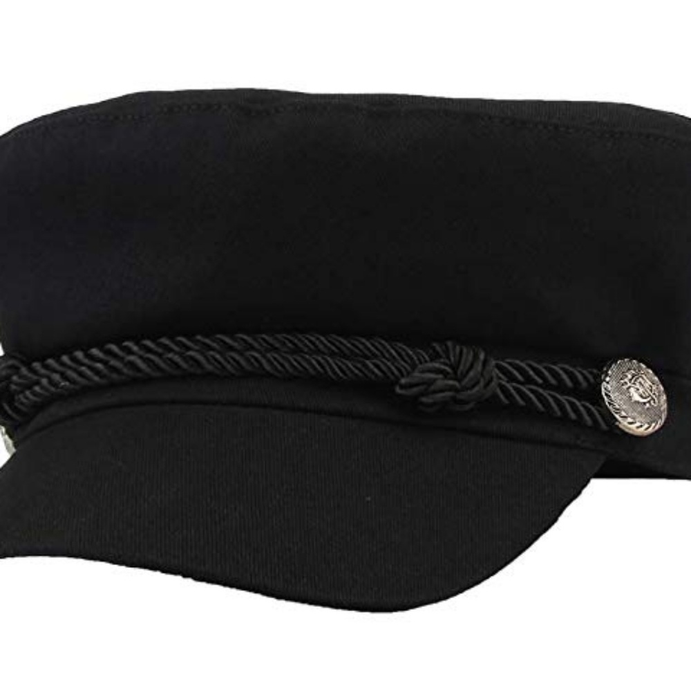 Black sailor hat